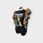 Distressed Hip Hop Puff Sleeve Tee
