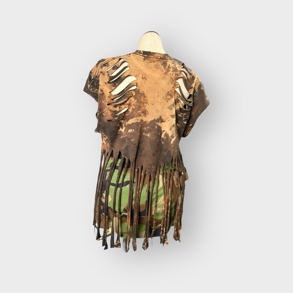 Distressed Fringe Tee