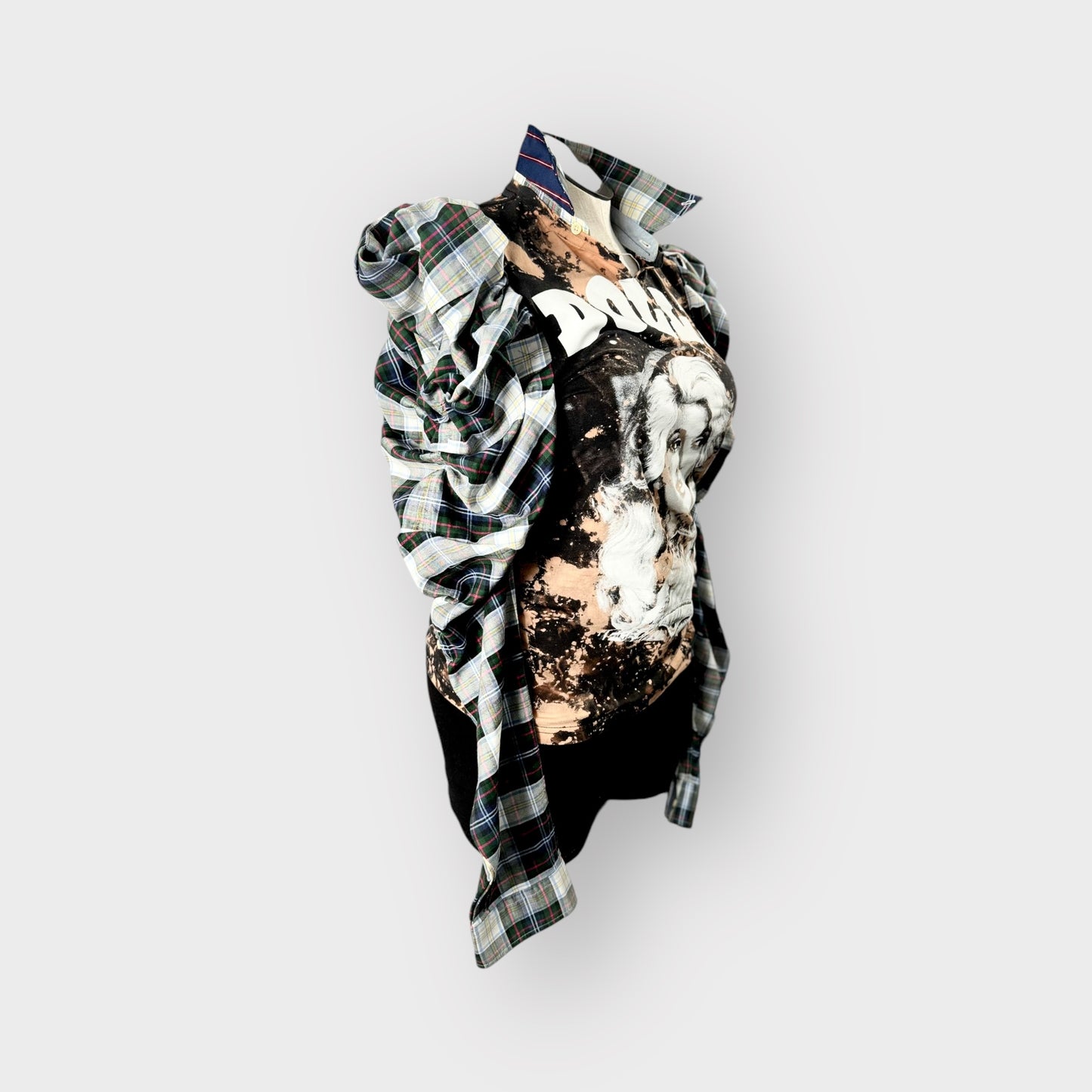Dolly Tartan Couture Sleeve Tee