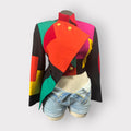 Luxe Asym Color Block Blazer