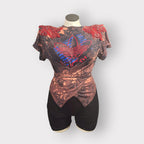 It’s a Wrap Crystalized Couture Shoulder Tee
