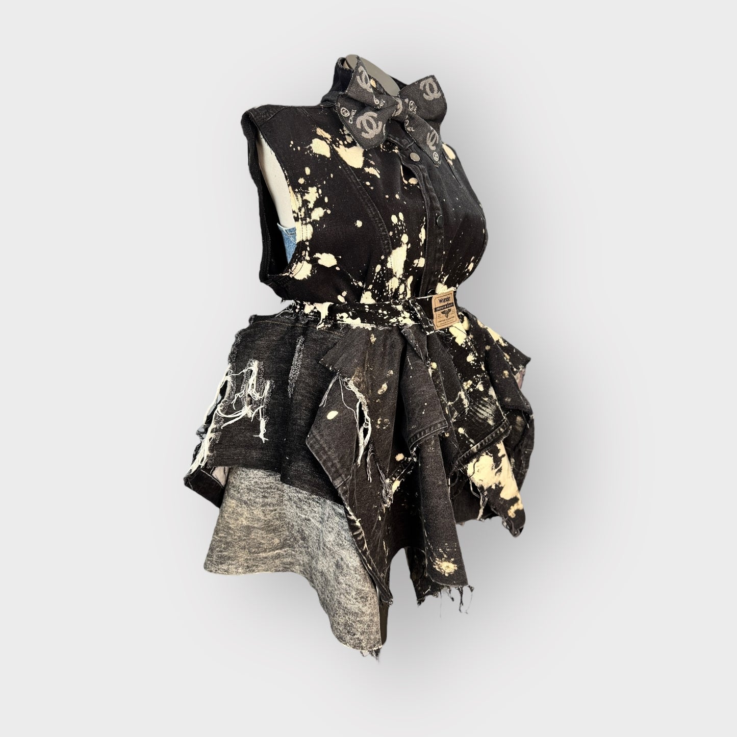 Grunge Multi Denim Peplum