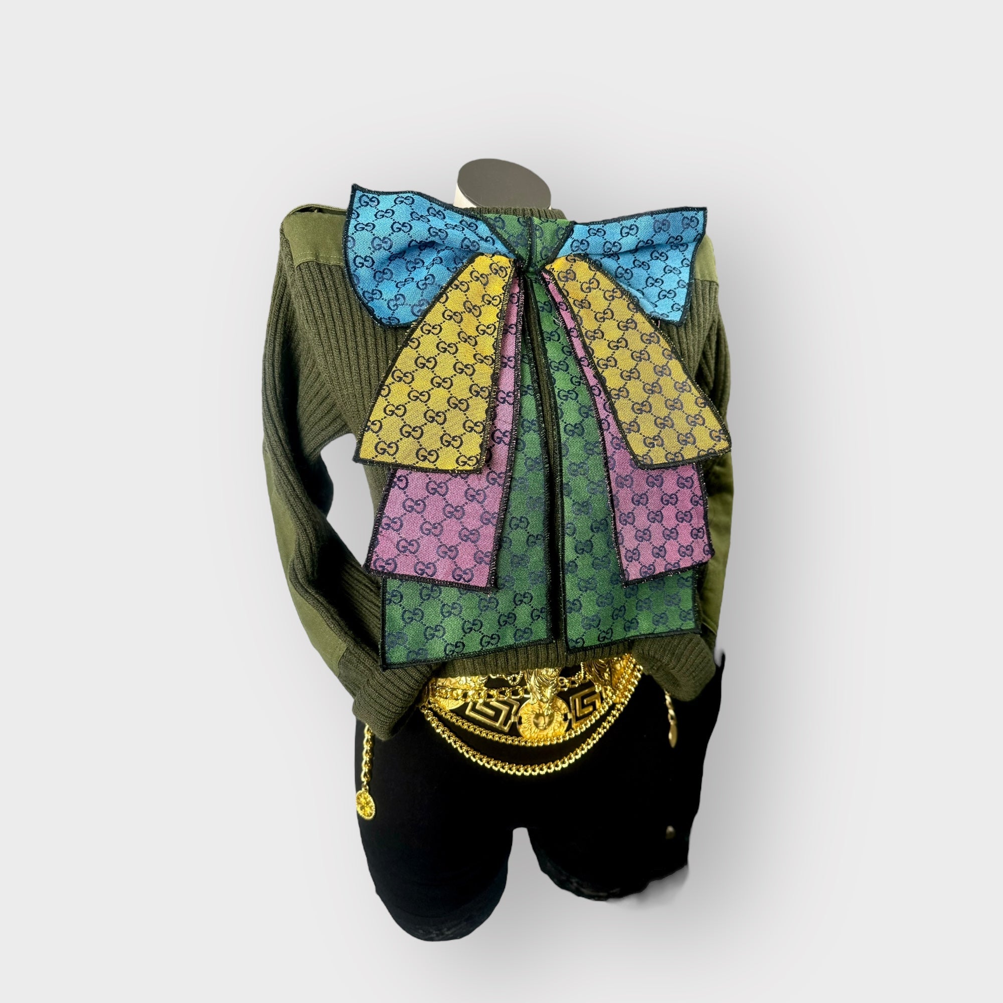 Handmade Multi Ribbon Brooch