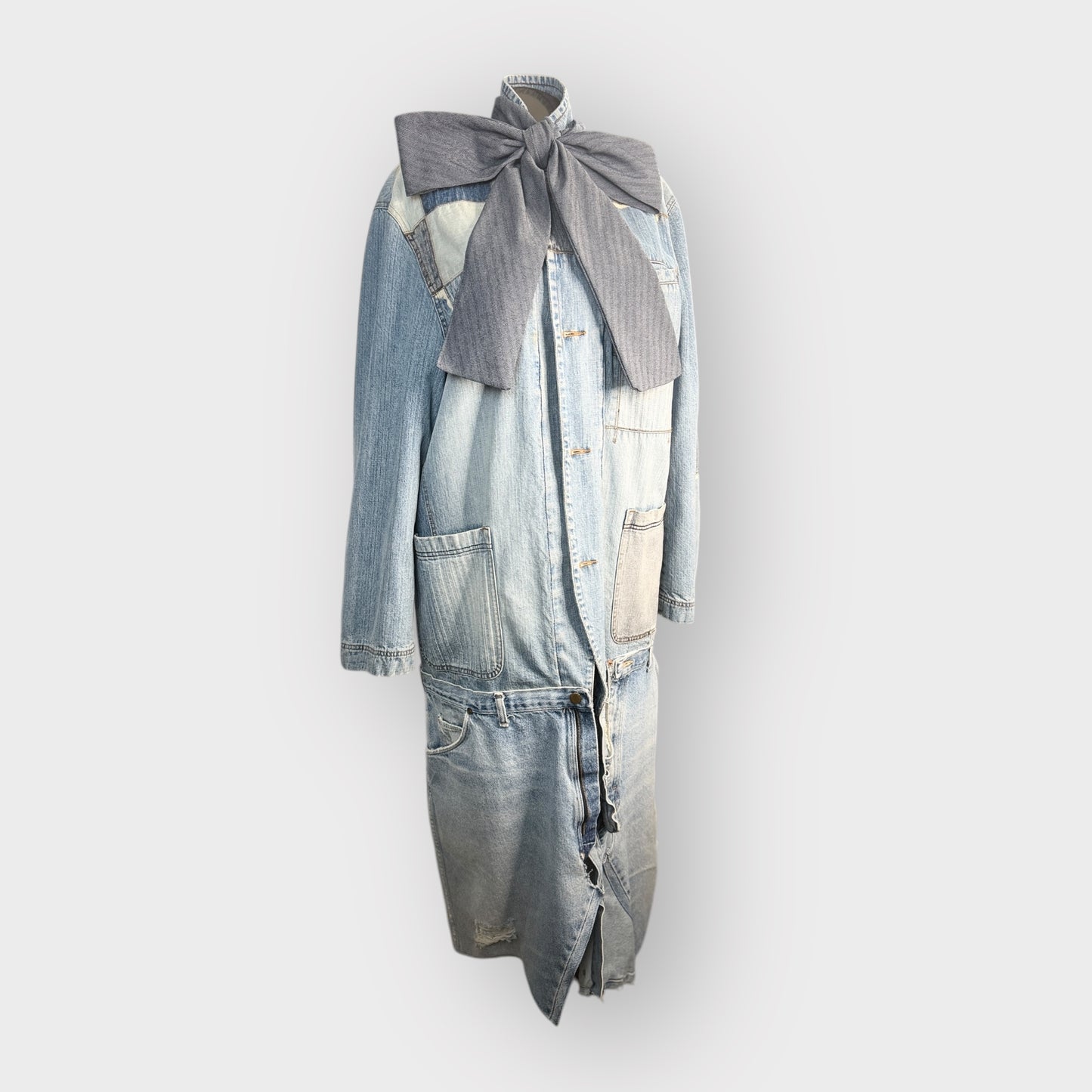 Denim Patchwork Duster