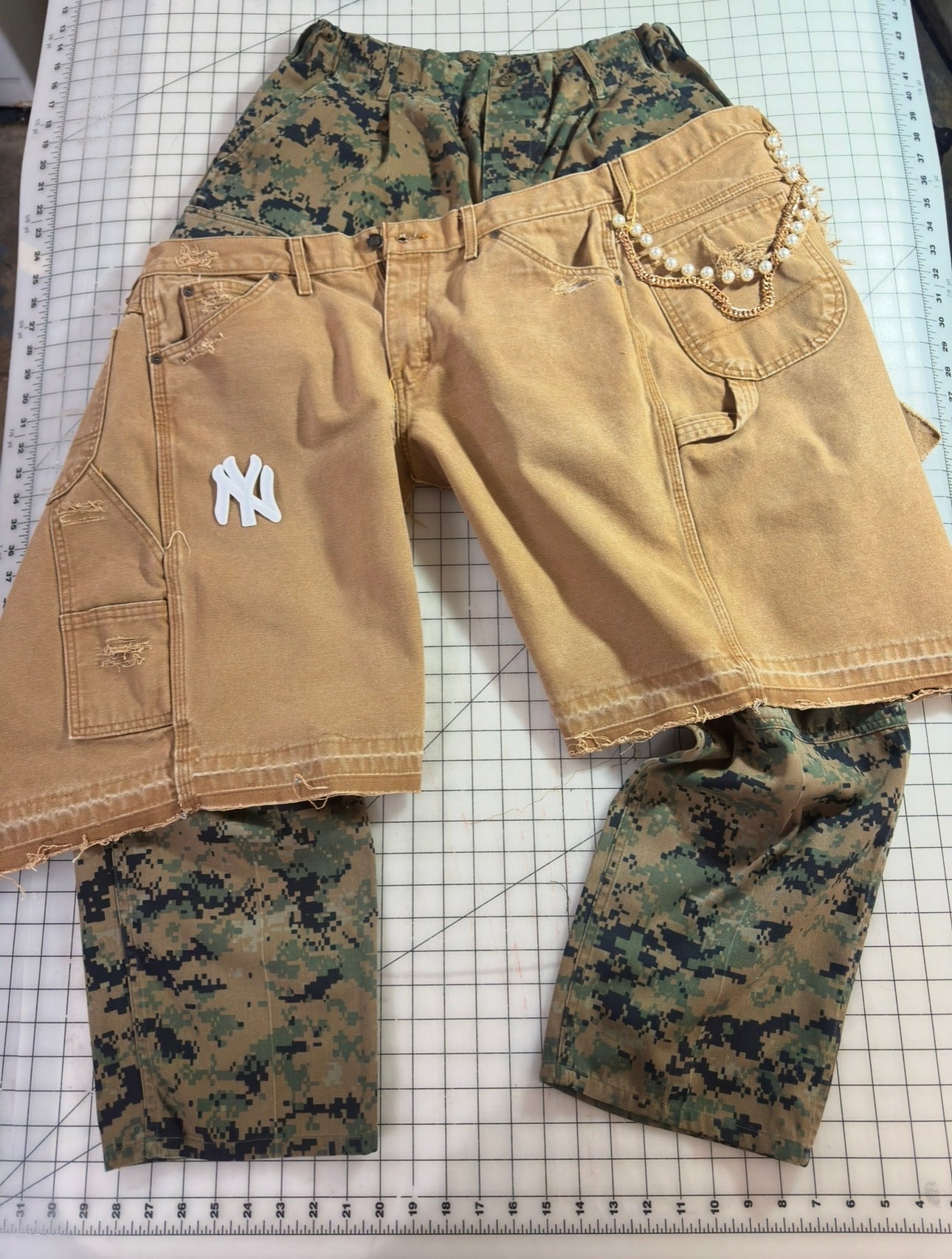 Fall Camo n Workwear Overlay Cargo Pant