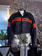 Custom Cropped Mesh Moto Jacket