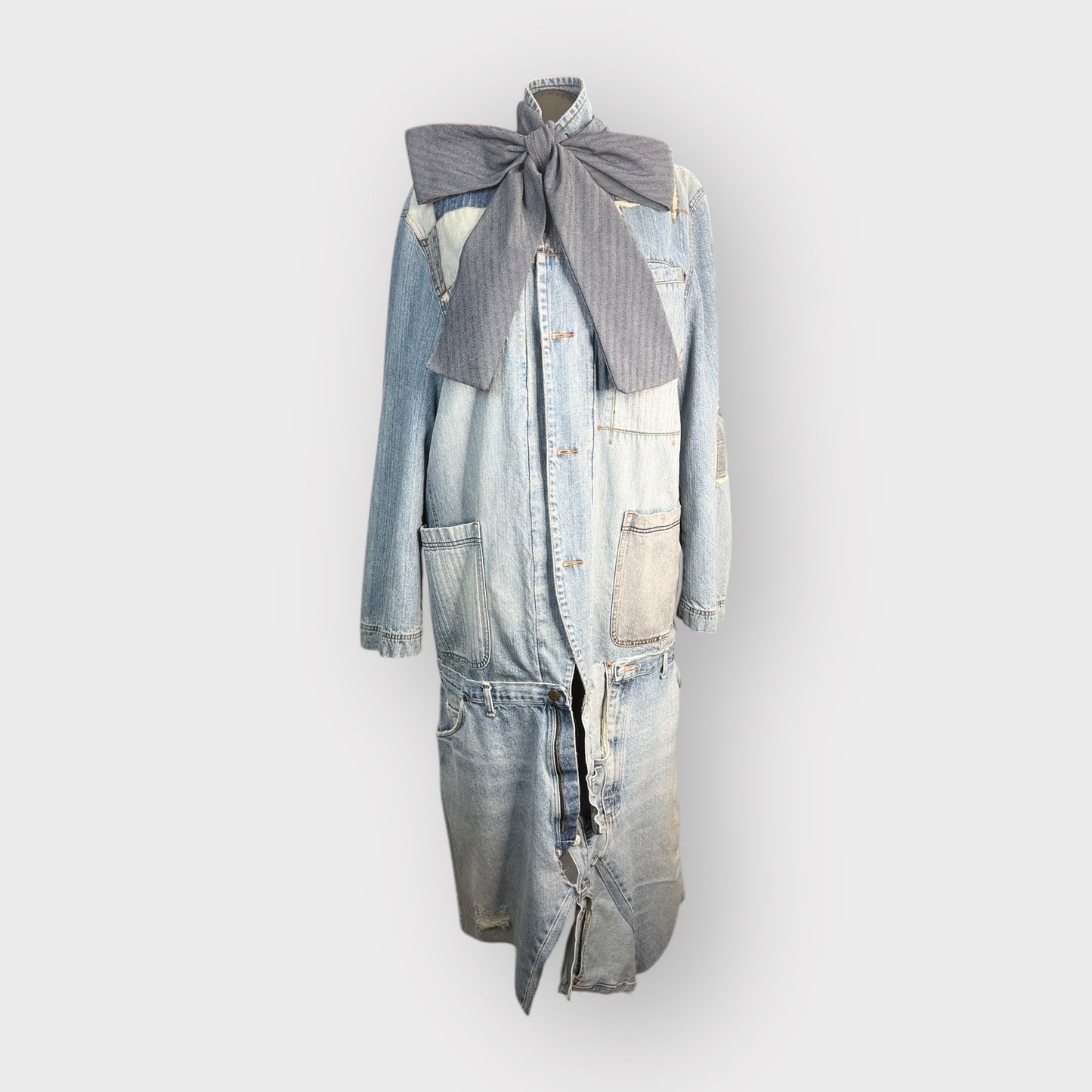 Denim Patchwork Duster