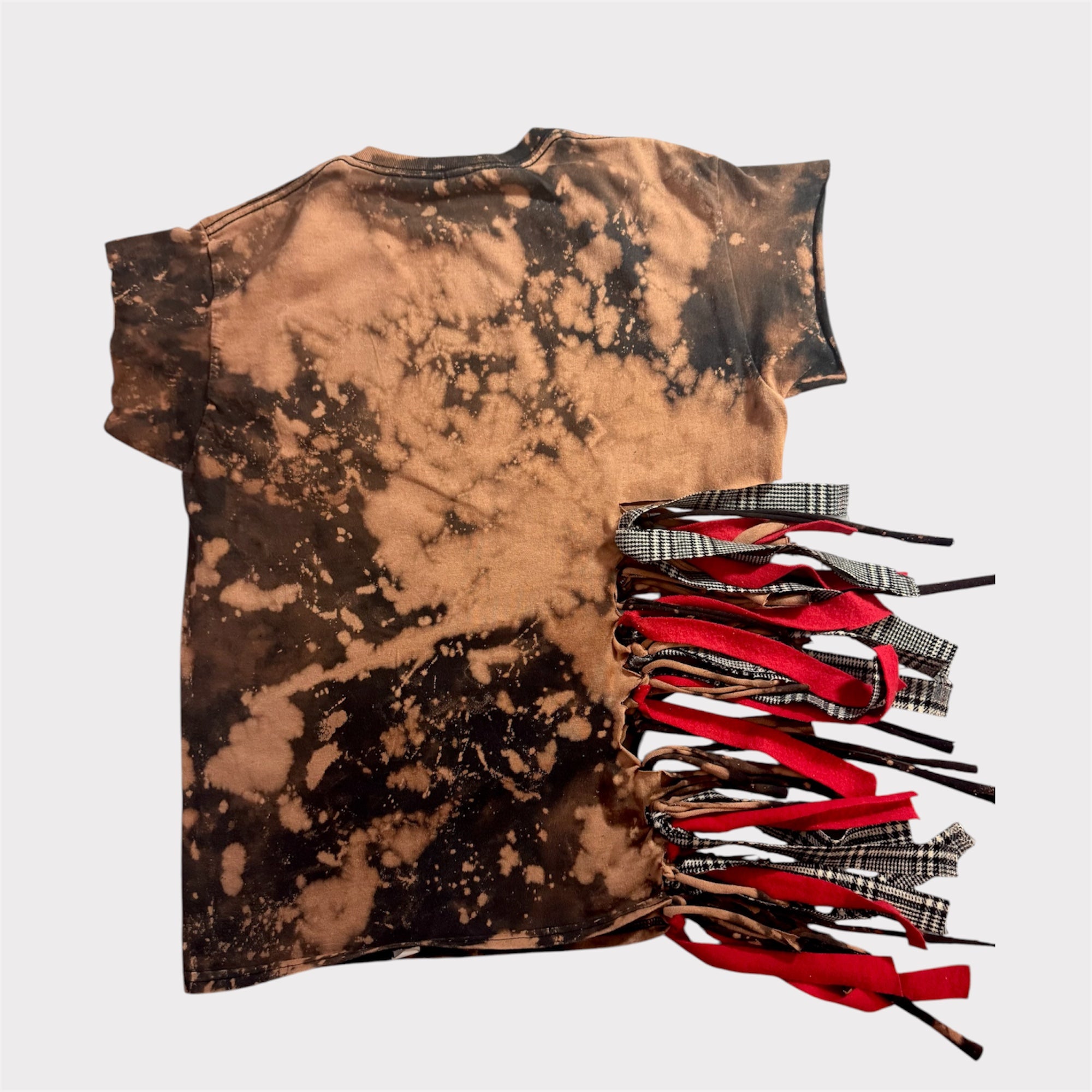 Rose Garden Distressed Fringe Tee