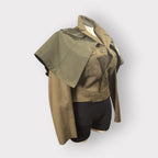 Military Couture Cape Jacket