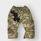 Digital Camo Layover Cargos w Couture Sequin