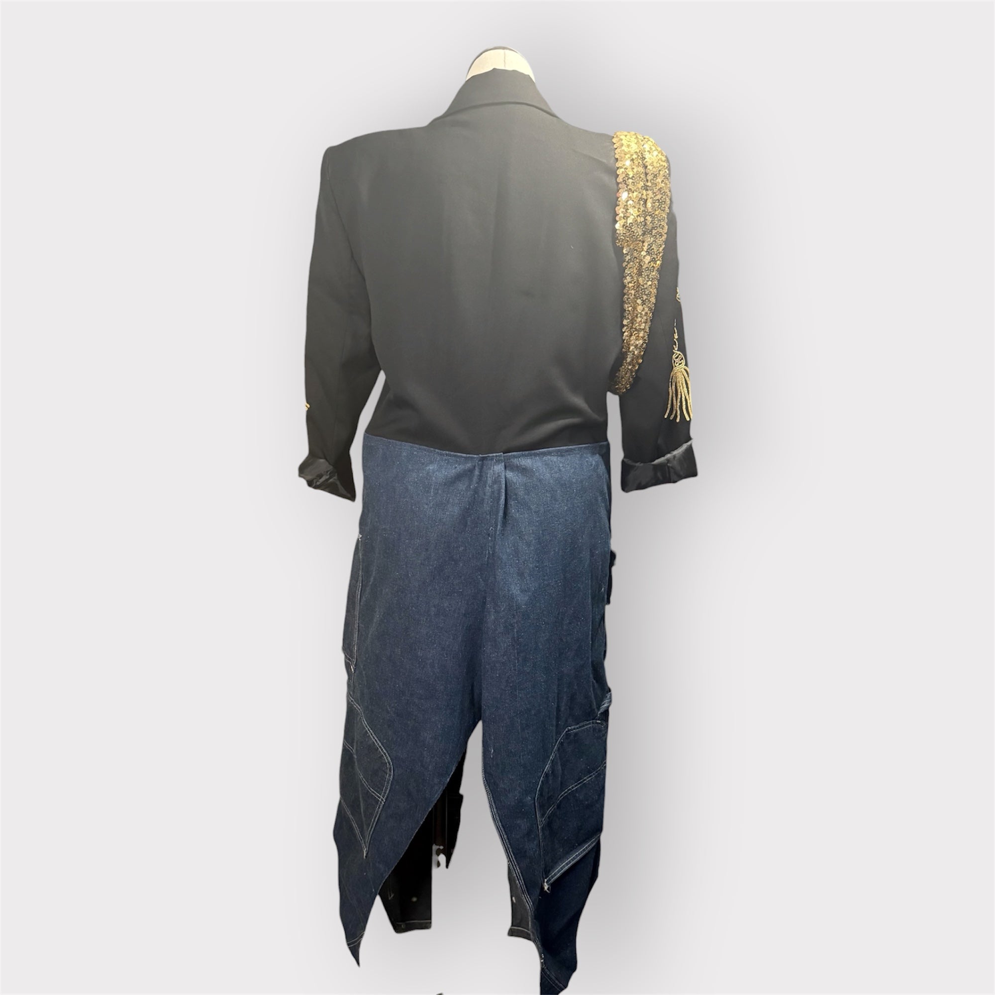 Rhythm Nation Band Style Denim Duster