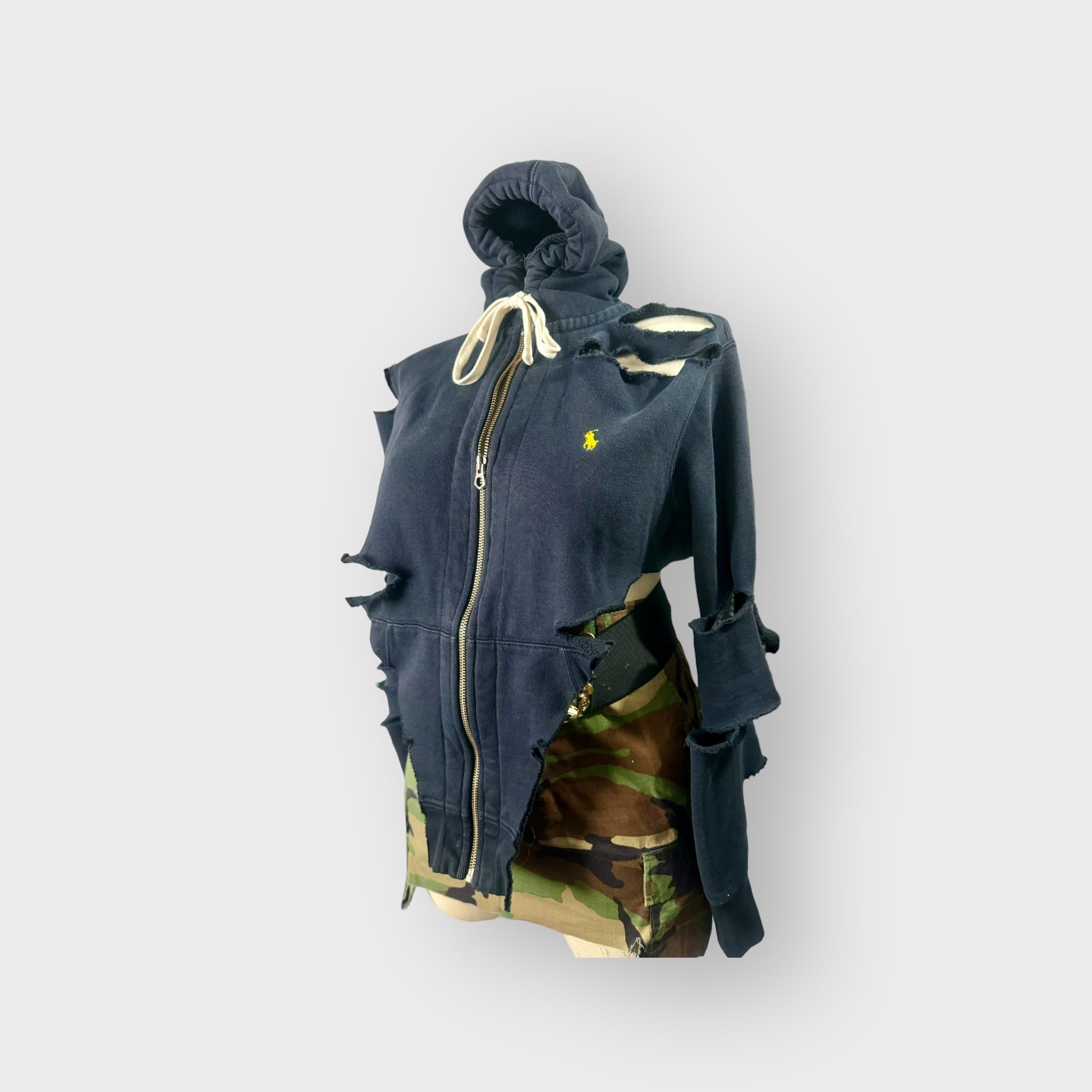 Polo Corset Style Hoodie