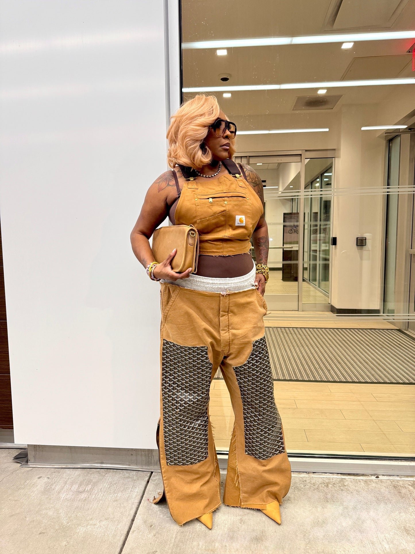 Workwear to Runway Custom Wide Leg Cargo/Joggers