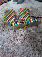Candy Stripped Booties