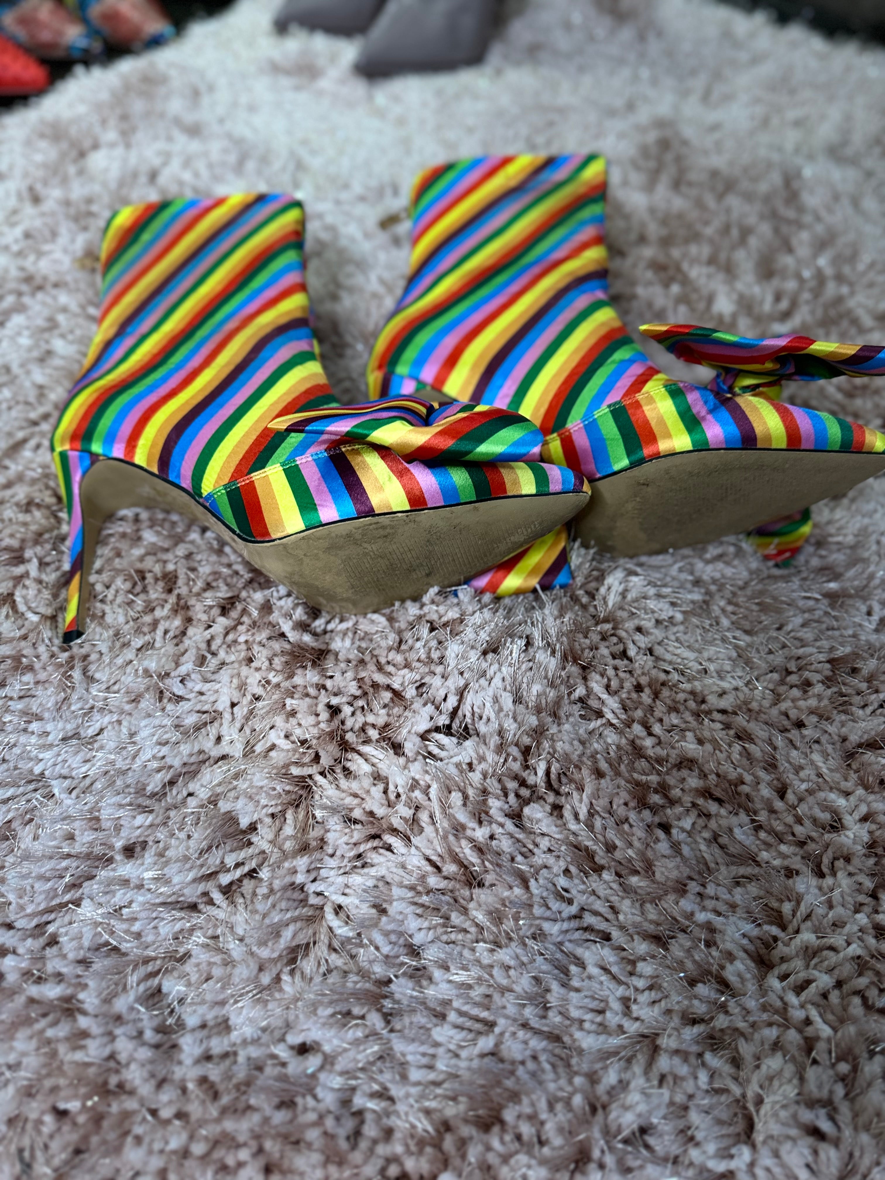 Candy Stripped Booties