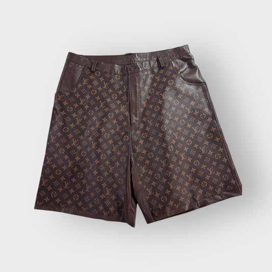 Deluxe Leather Bermuda Shorts
