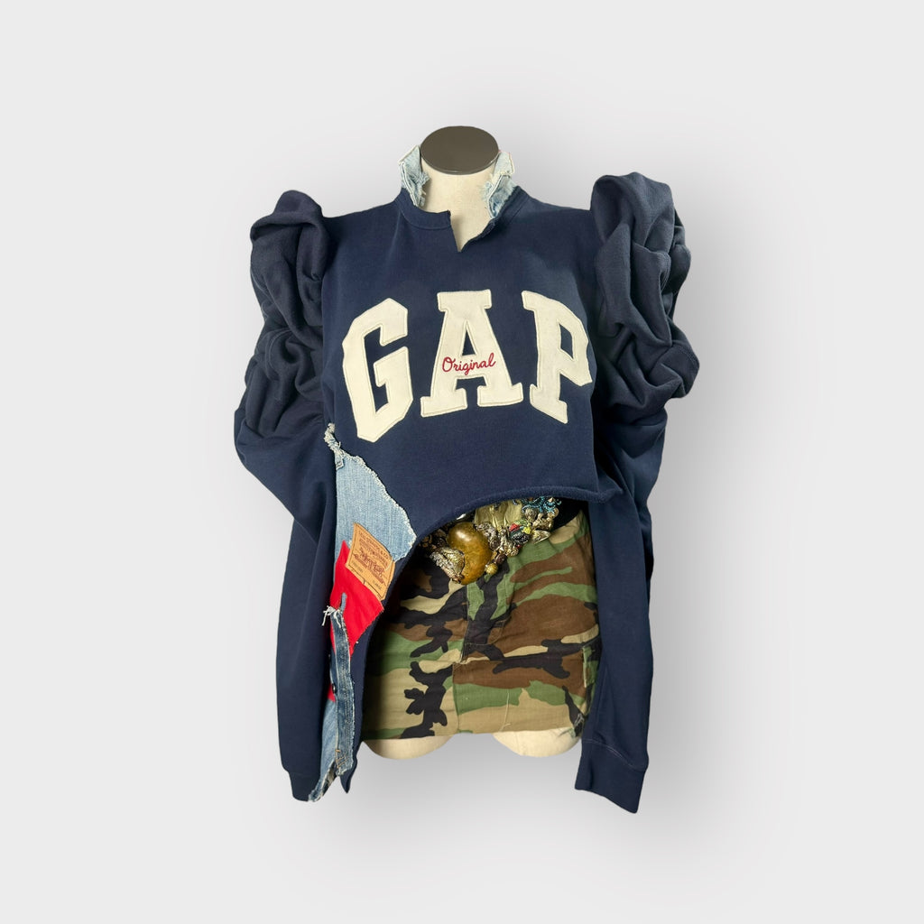 Luxe Puffy Sleeve Crewneck