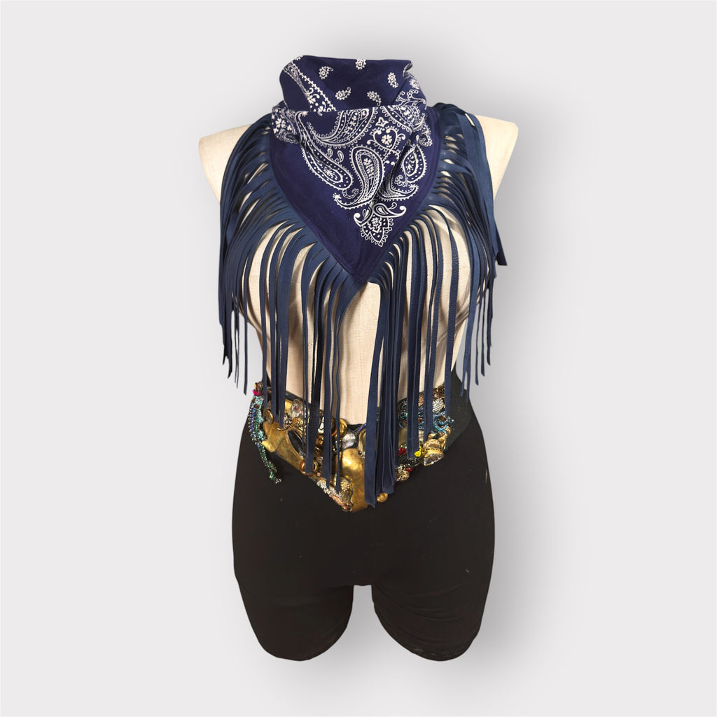 Cowgirl Couture Vintage Fringe Bandana
