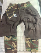 Chocolates Camo Overlay Cargos