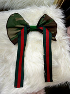 Camo Bow Tie with Luxe Details