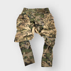 Splattered Camo Overlay Jeans