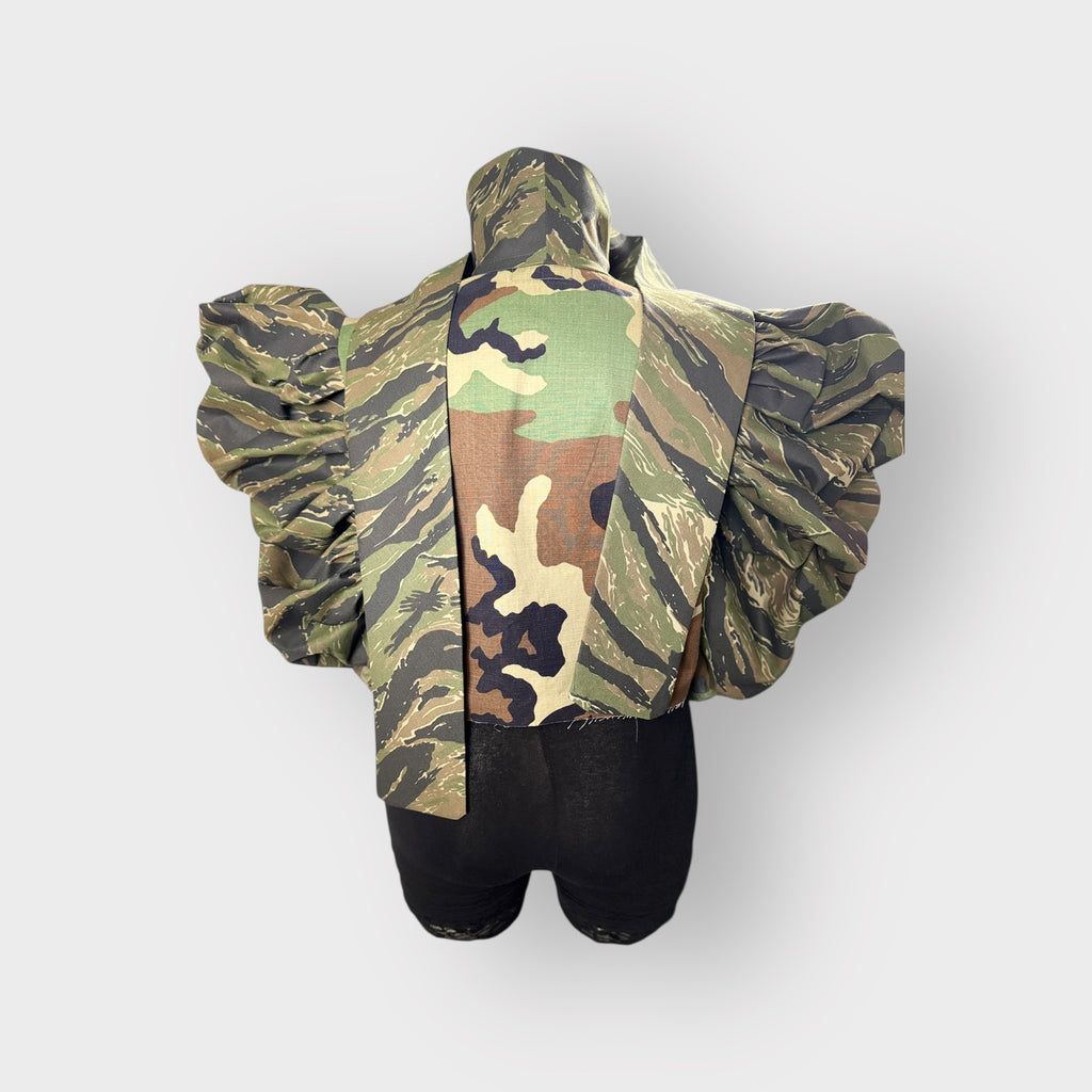 Deluxe Cropped Power Bow Camo