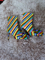 Candy Stripped Booties