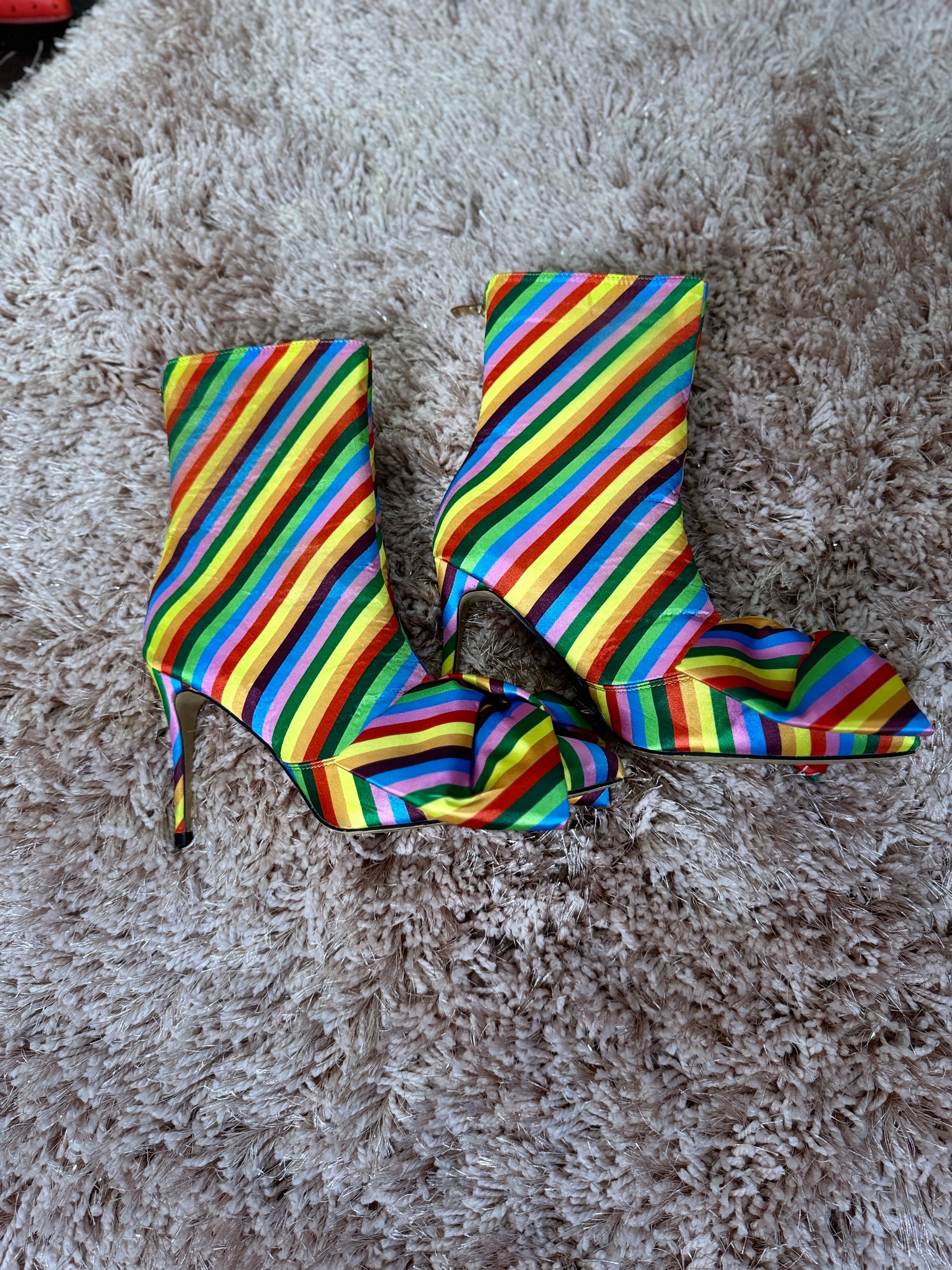 Candy Stripped Booties