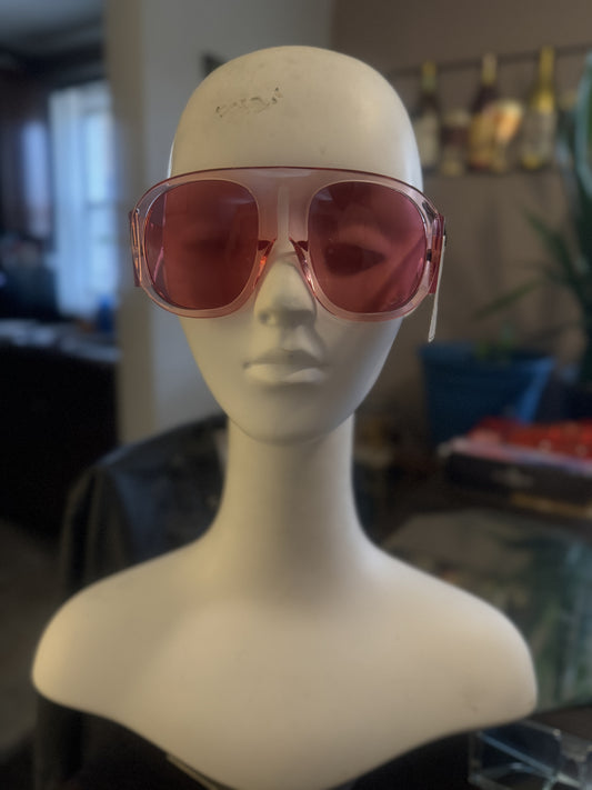 Pink Oversized Aviators
