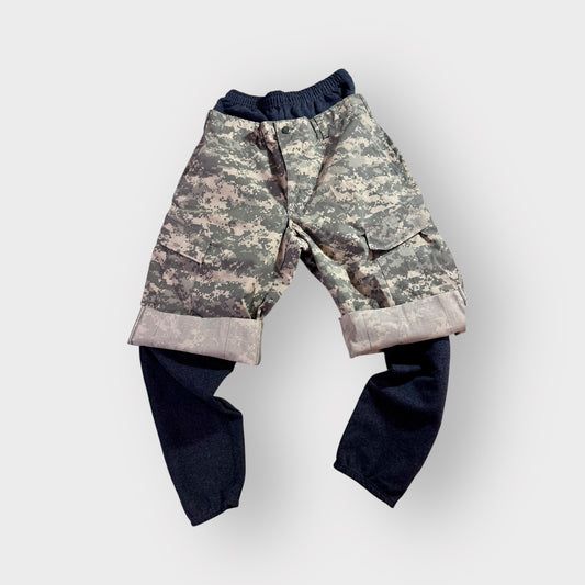 Digital Camo Jort Style Joggers
