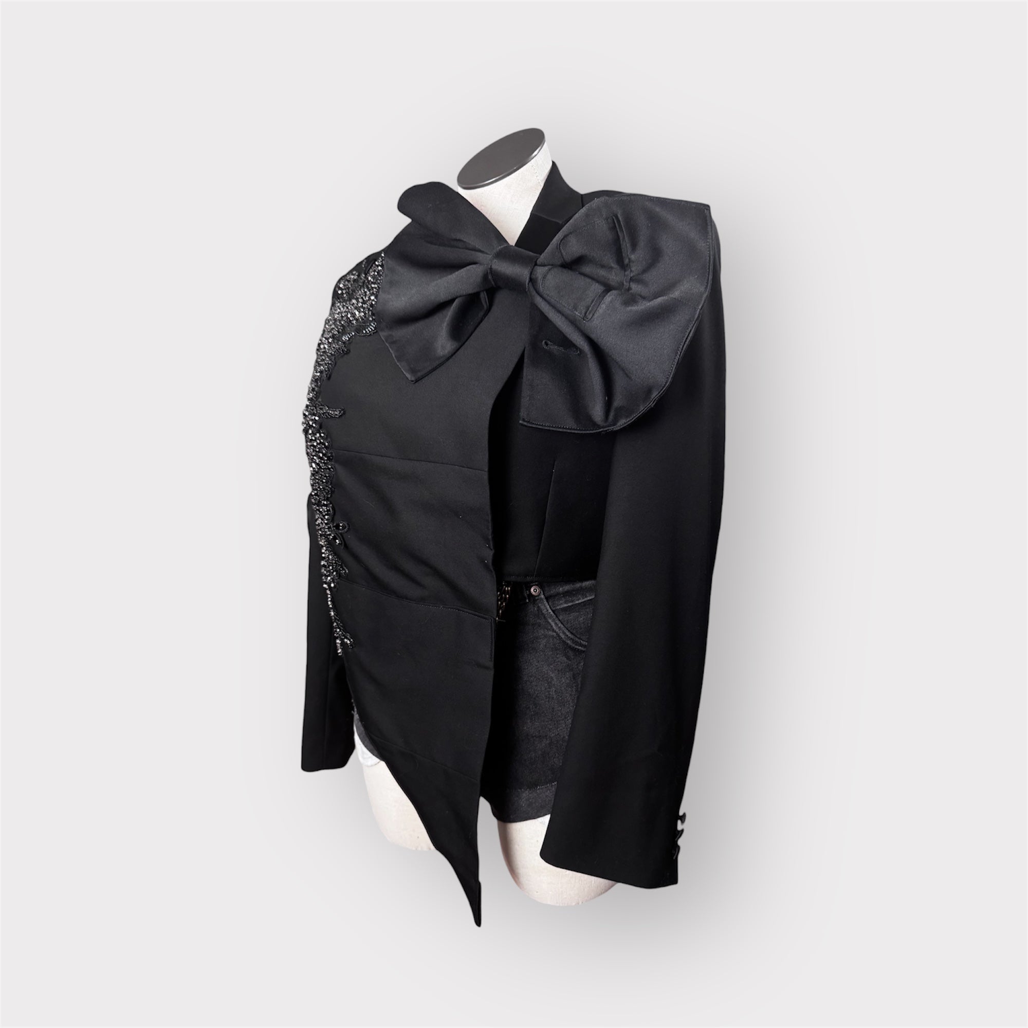 Black Custom Couture Blazer