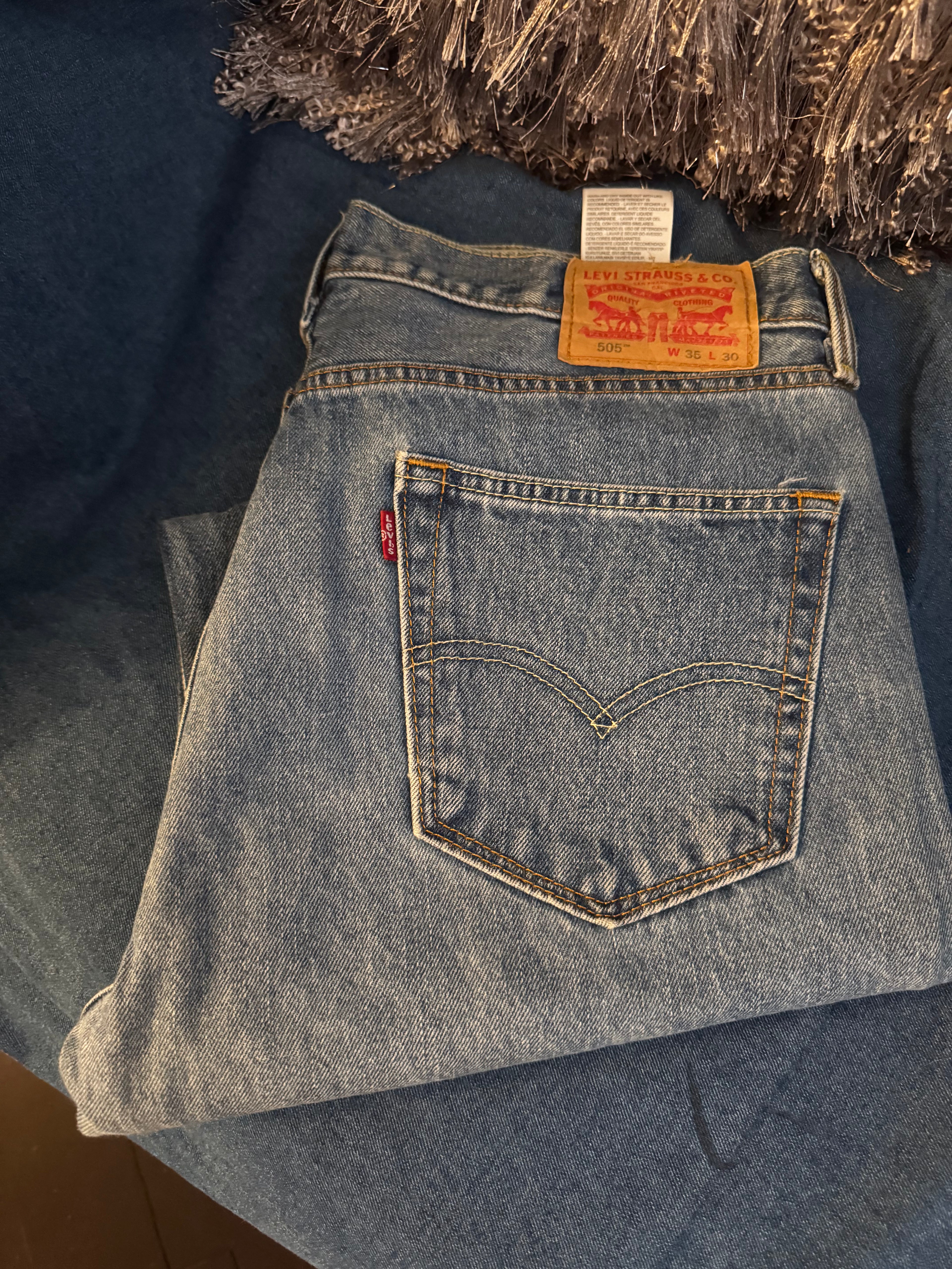 Distressed Denim Corset Back Jeans
