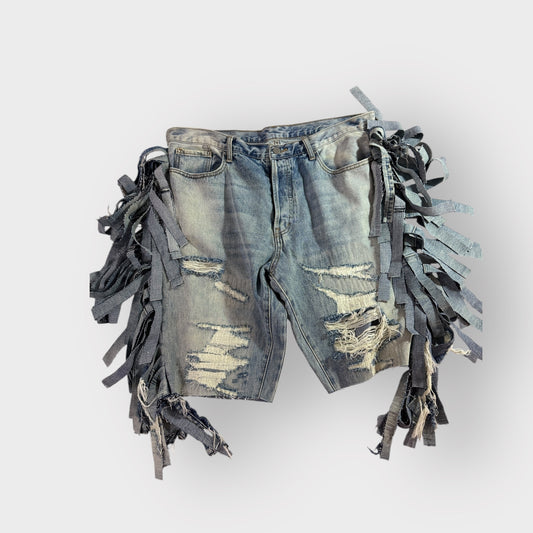 Denim Fringe Bermuda’s