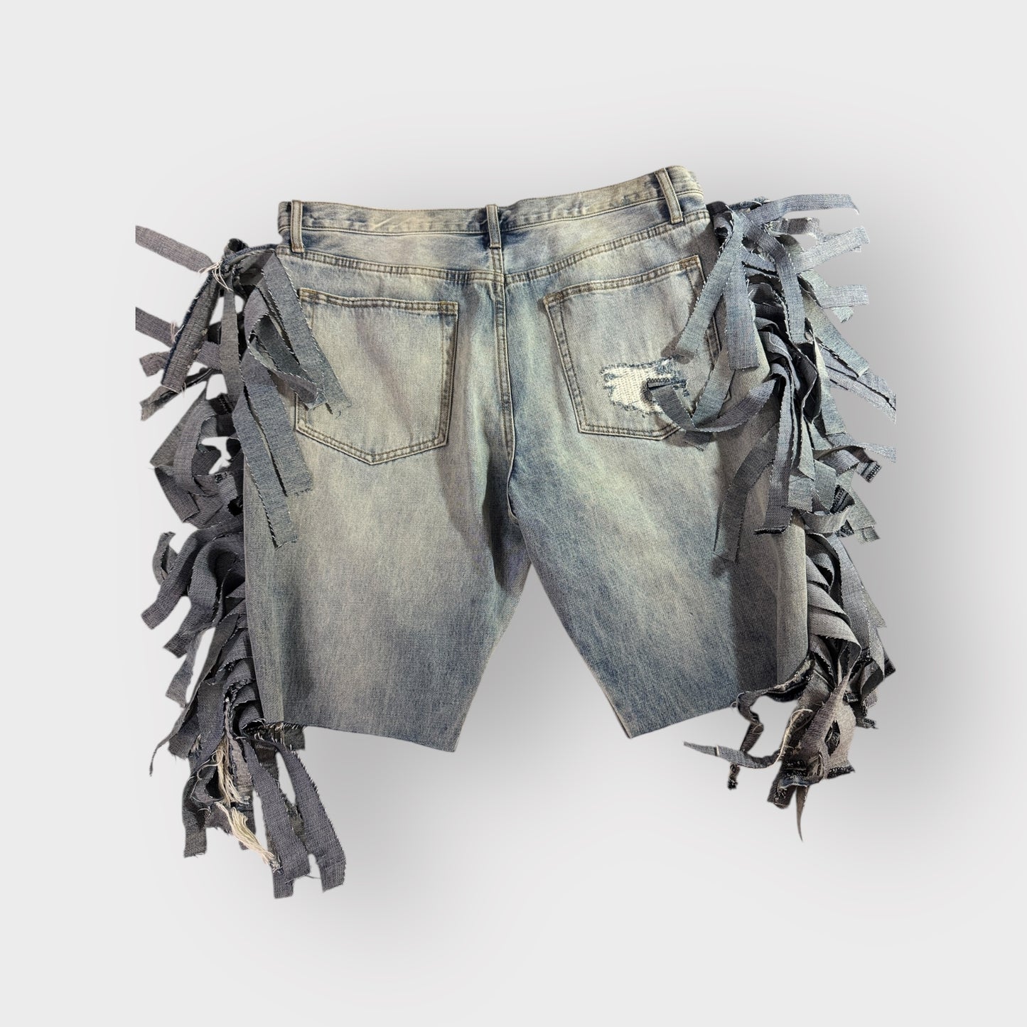 Denim Fringe Bermuda’s