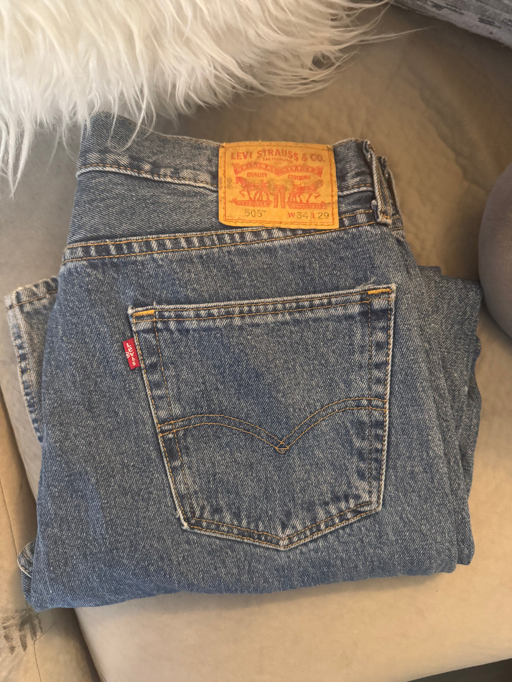 Cowgirl Couture Triple Denim Zebra Hide Bermuda’s