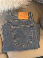 Cowgirl Couture Triple Denim Zebra Hide Bermuda’s