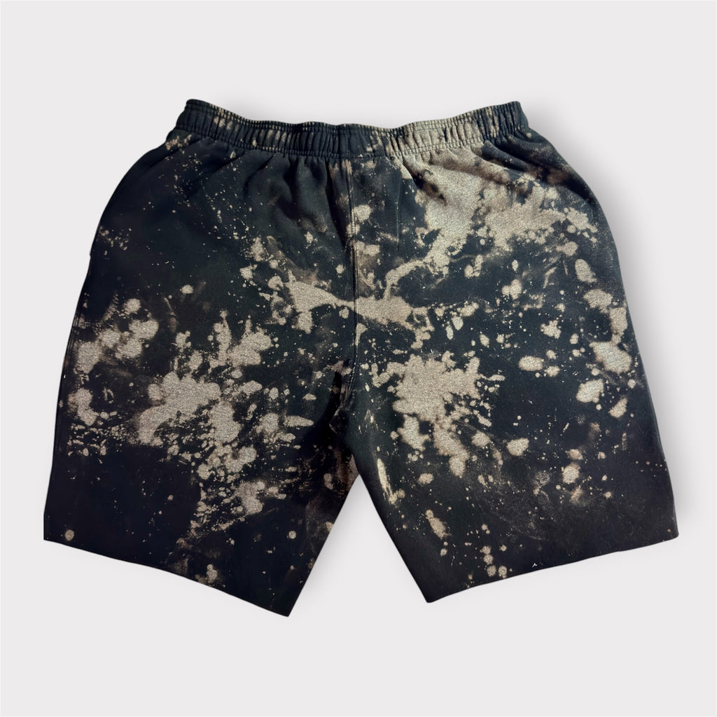 Distressed Triple Two Tone Sweat Jorts