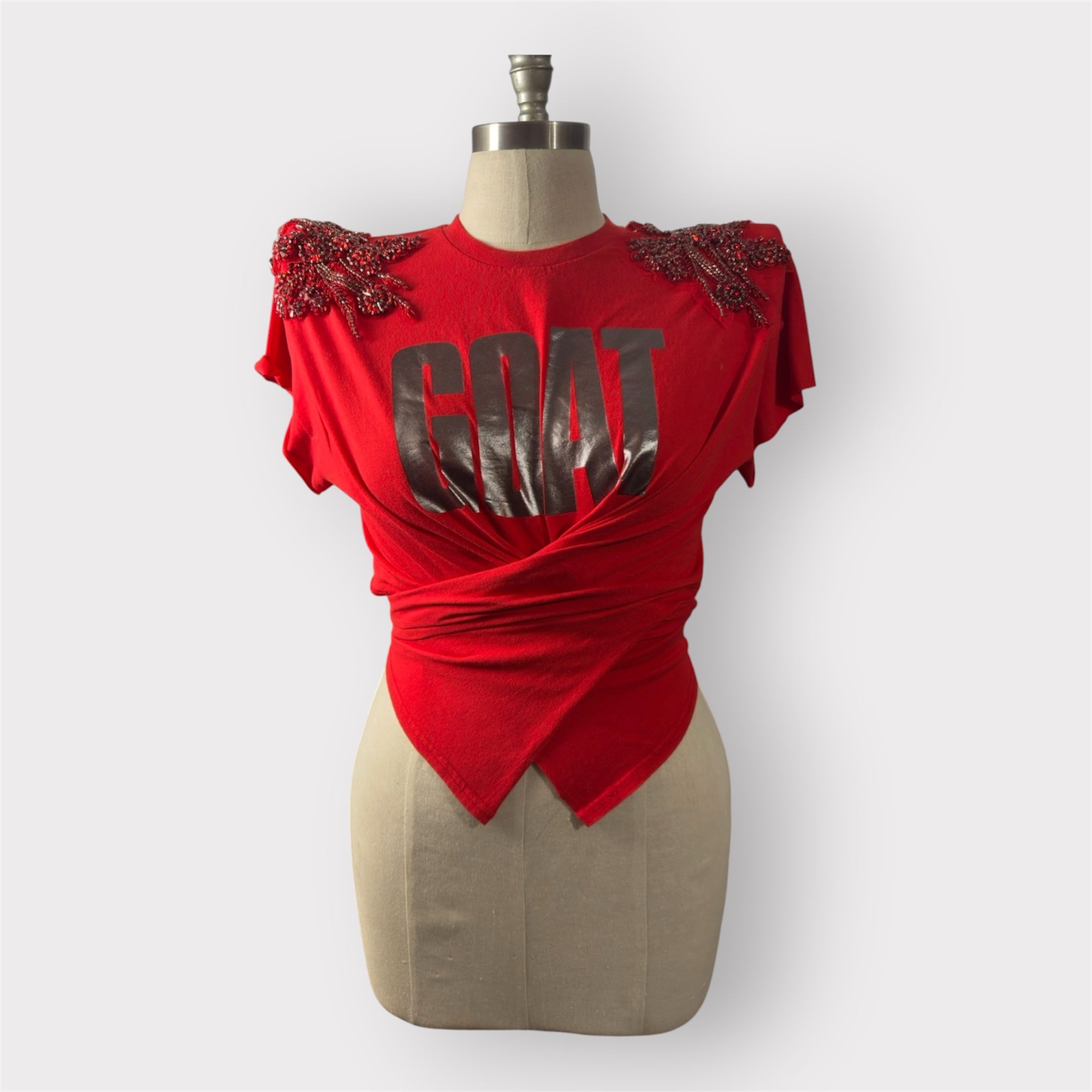 The GOAT Luxe Wrap Tee