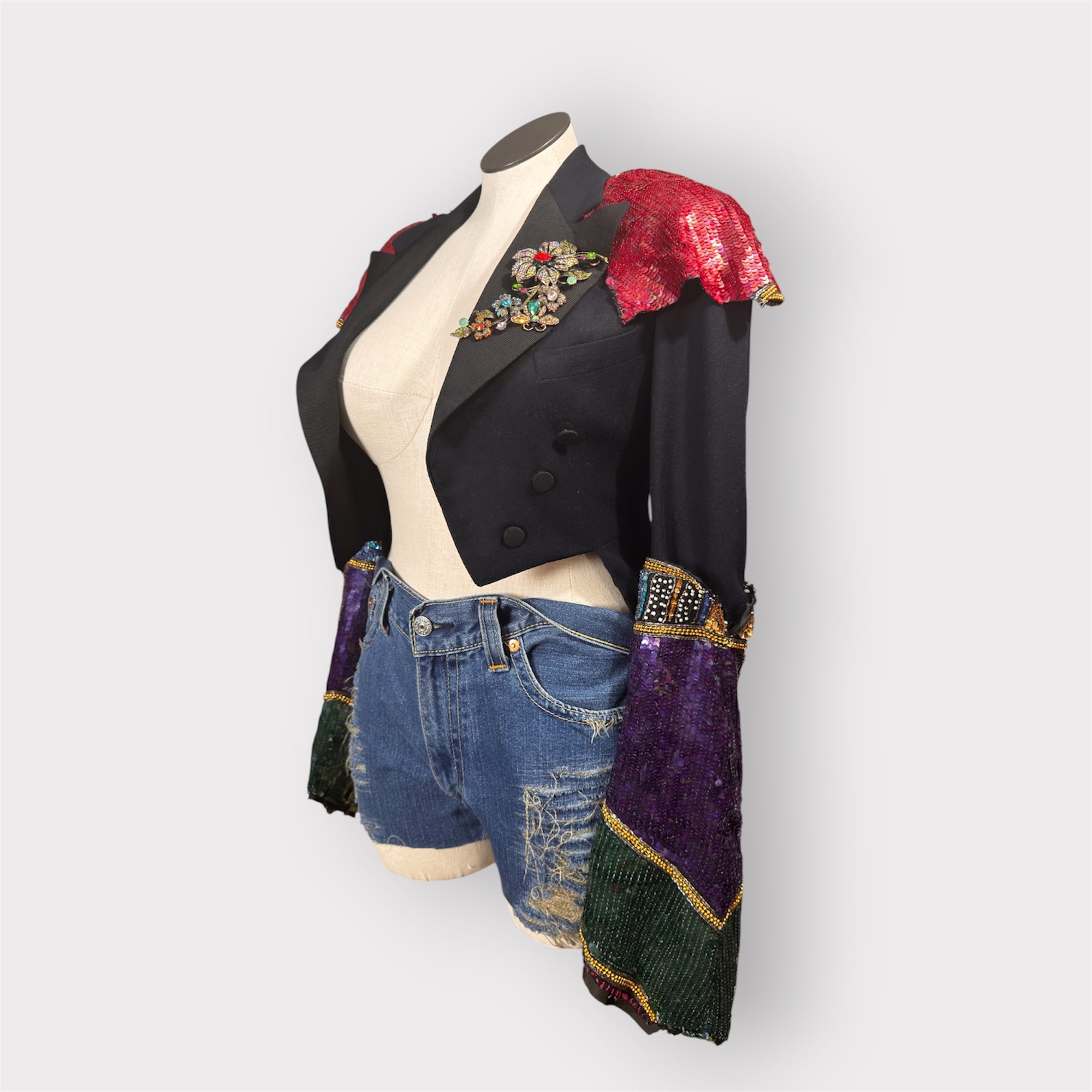 Military Style Tuxe Tail Coat