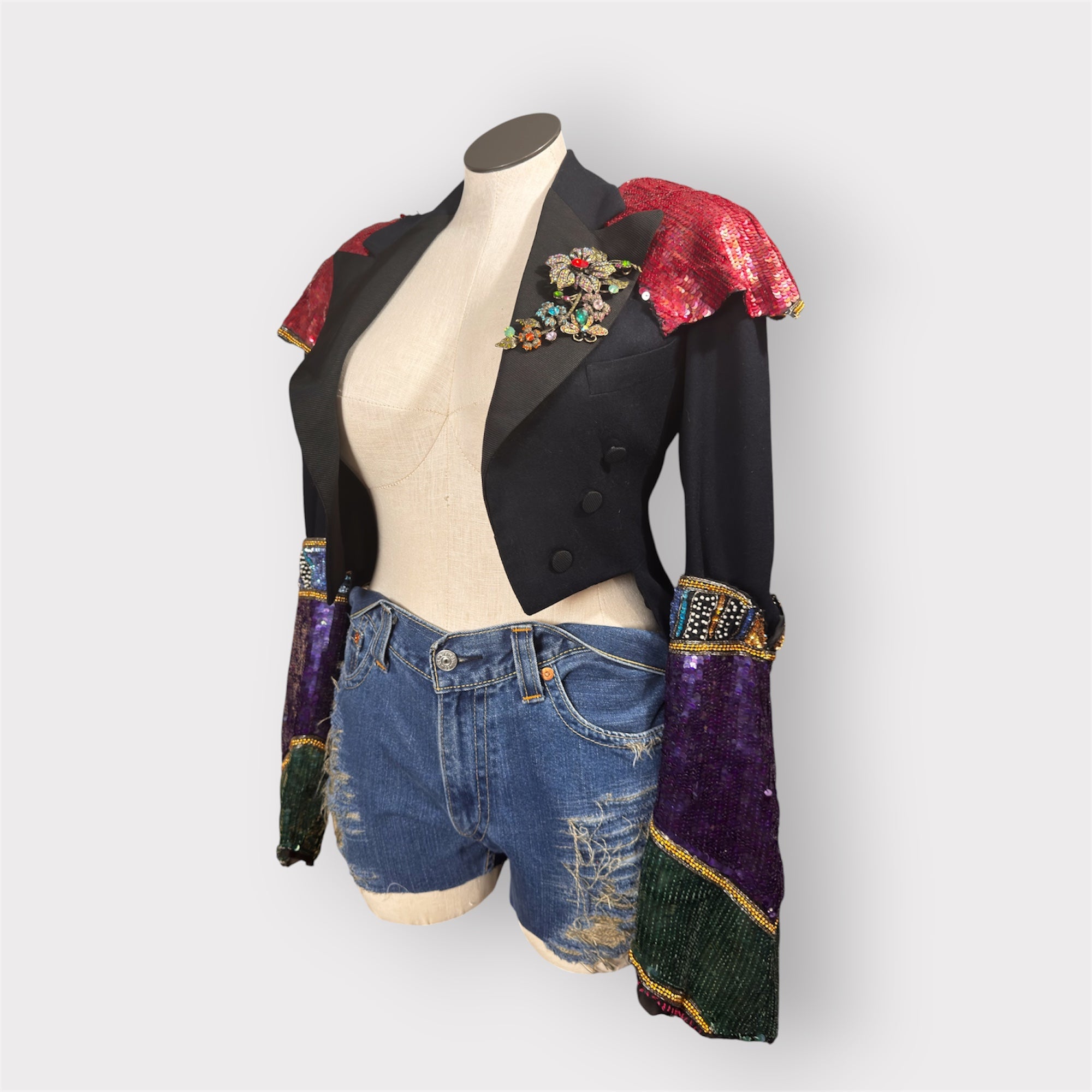 Military Style Tuxe Tail Coat