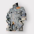 Vintage Denim Patchwork Jacket