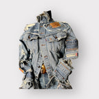 Vintage Denim Patchwork Jacket