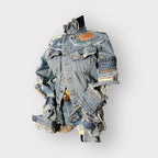 Vintage Denim Patchwork Jacket