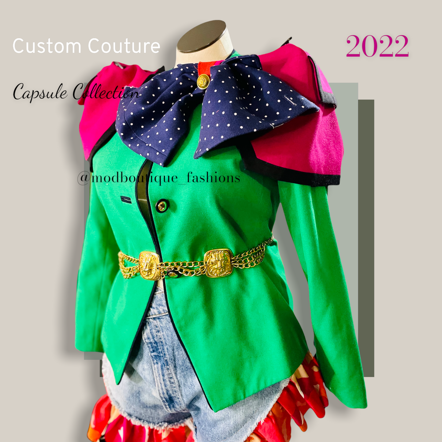 Color Block Couture Blazer